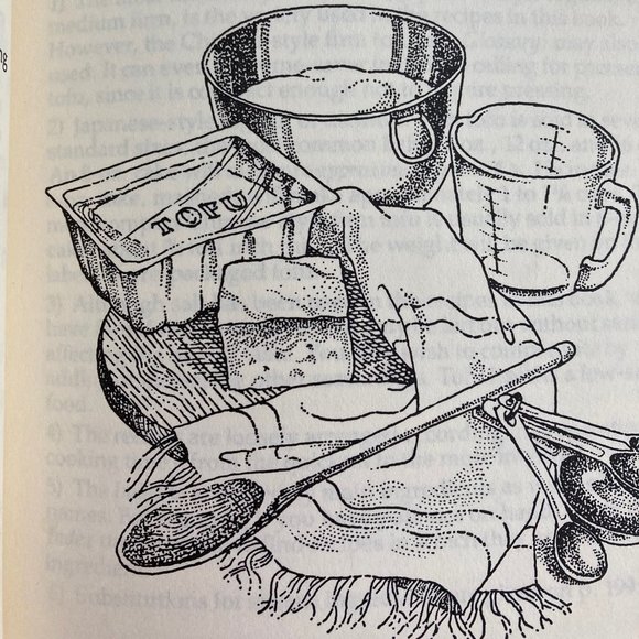 TOFU COOKBOOK  1981  Nutritious Low Calorie Vegan Recipes Appetizers to Dessert - Picture 11 of 16
